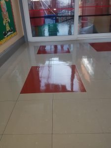 Vinyl Floor Cleaning