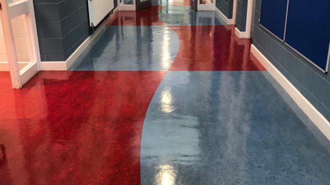 School Floor Cleaning | School Floor Polishing